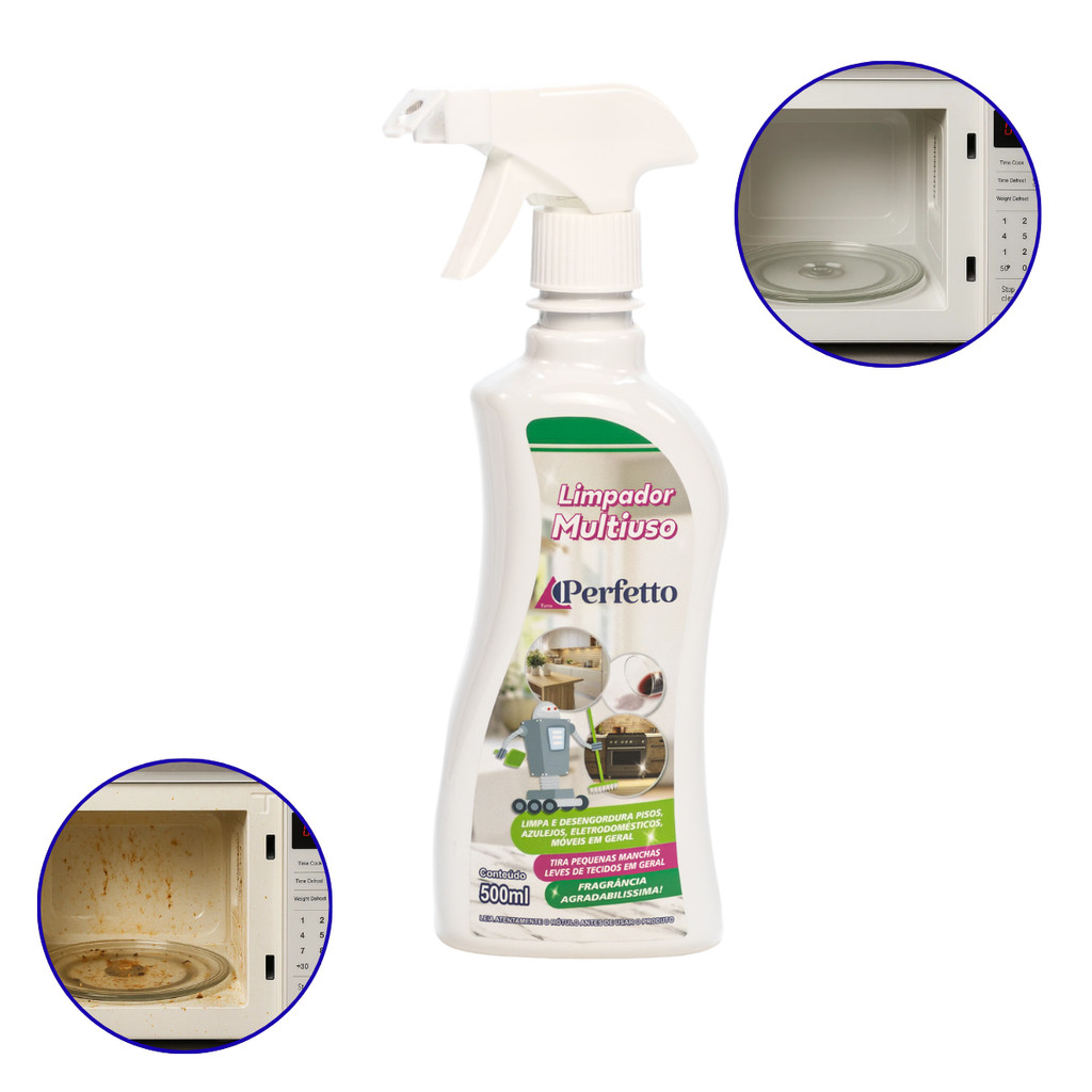 Desengordurante & Tira Manchas Tutto Perfetto Premium Cozinha Banheiro Vidros 500ml