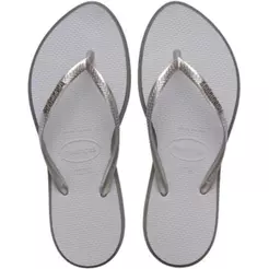 Chinelo Havaianas Slim Point Feminino - Cinza