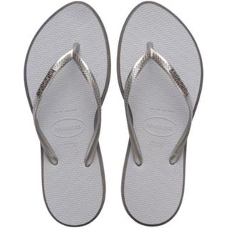 Chinelo Havaianas Slim Point Feminino - Cinza em Oferta na Shopee