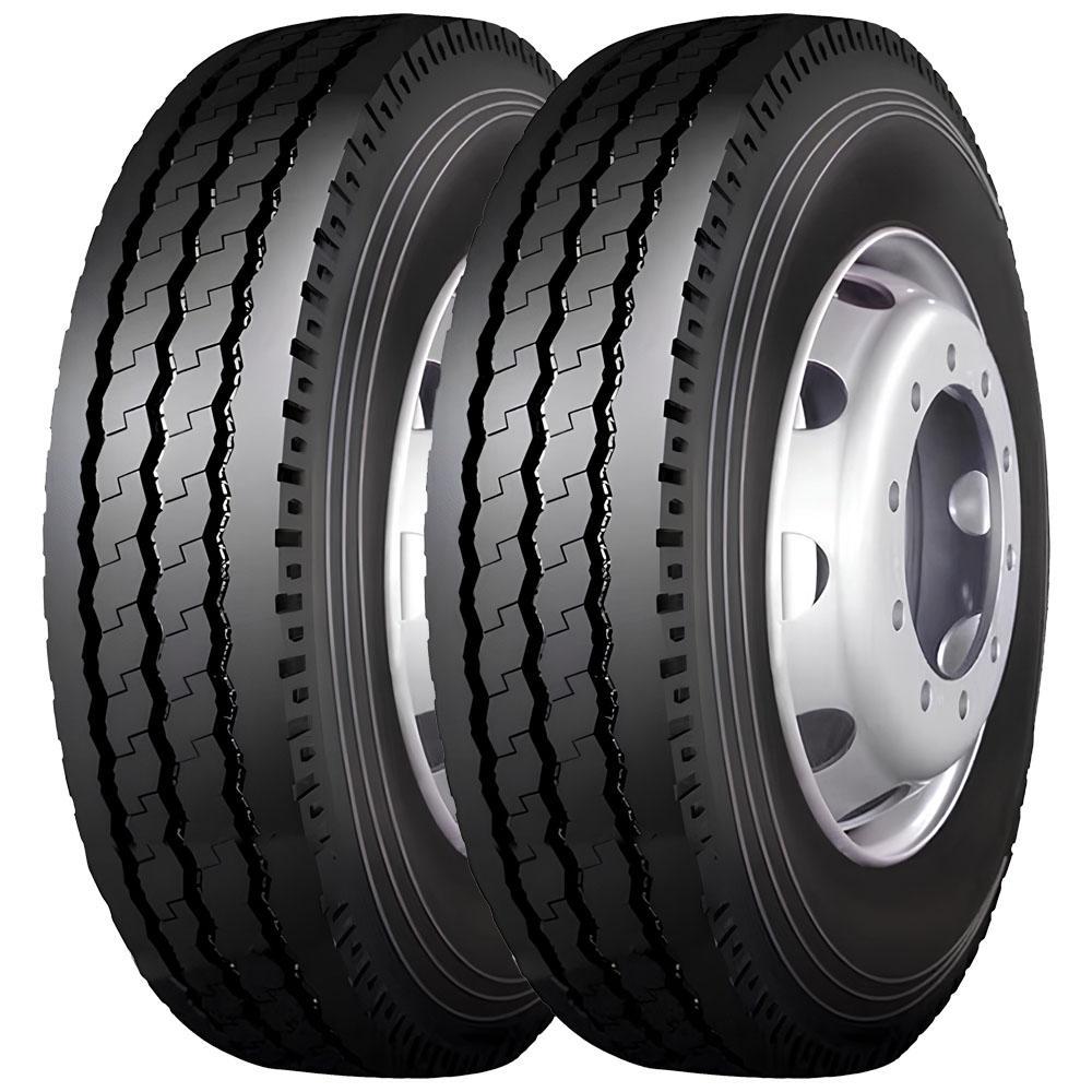 Pneu Longmarch A270 10.00 R20 Aro 20 149/146L TL 18PR Liso Kit2