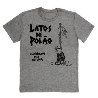 Camiseta Algodao Ratos de Porão Cebolinha Engraçada Mashup Monica Cartoon Unissex em Oferta na Shopee