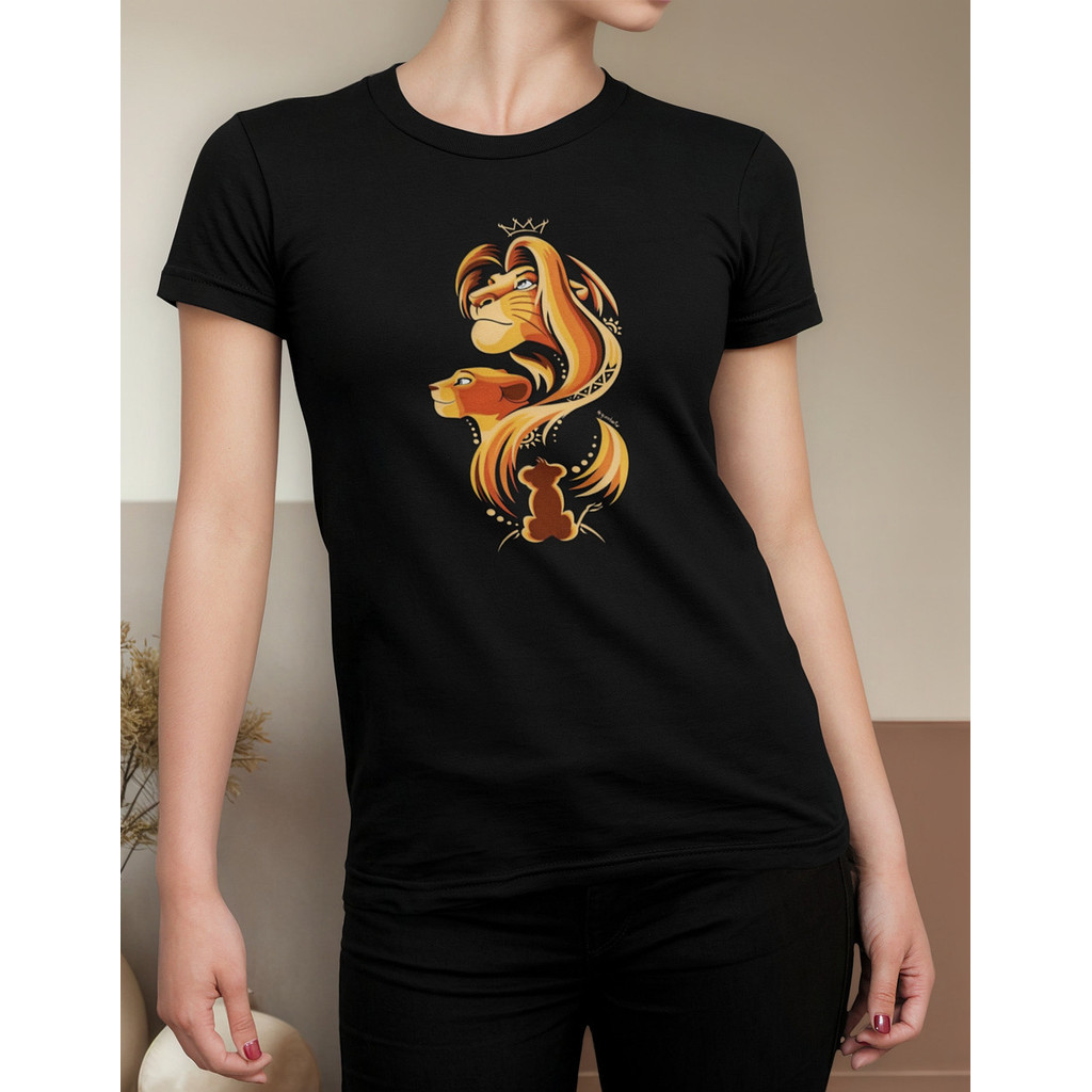 Camiseta T-shirts Unissex Rei Leão Simba Camisa Algodão Moda