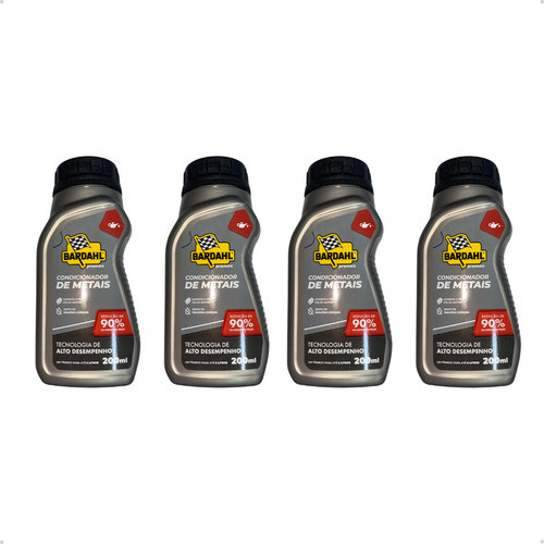 Jogo 4 Aditivos Condicionador De Metais Bardhal 200ml em Oferta na Shopee