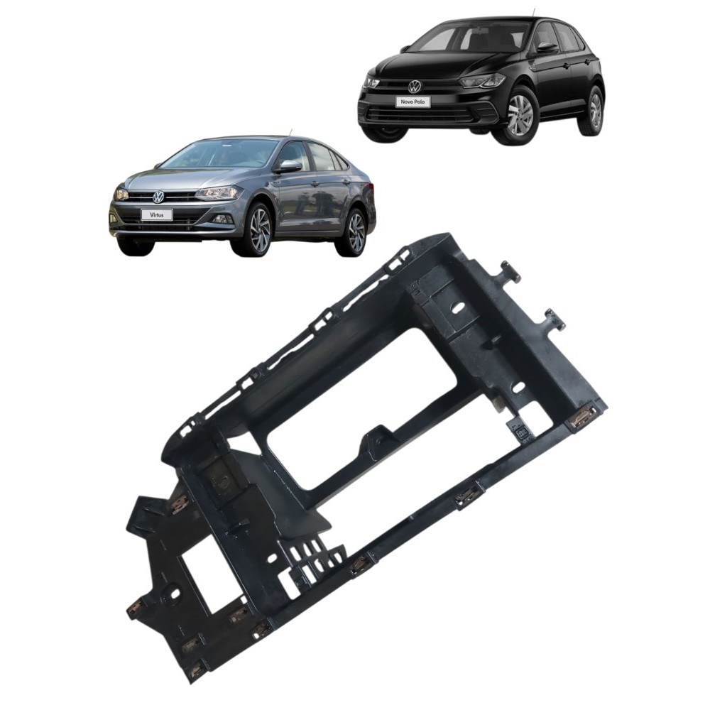 Suporte multimidia vw polo virtus 2018 2019 2020 2021