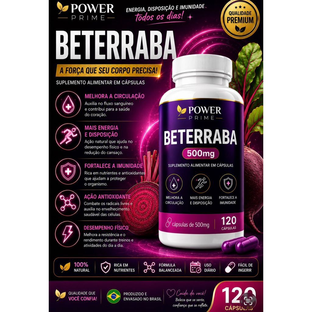 Beterraba 100%pura -PowerPrime