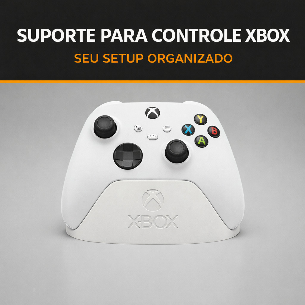 Suportes Controle Xbox One e Serie S Minimalista Com X Suportes Controle Console Vídeo Game