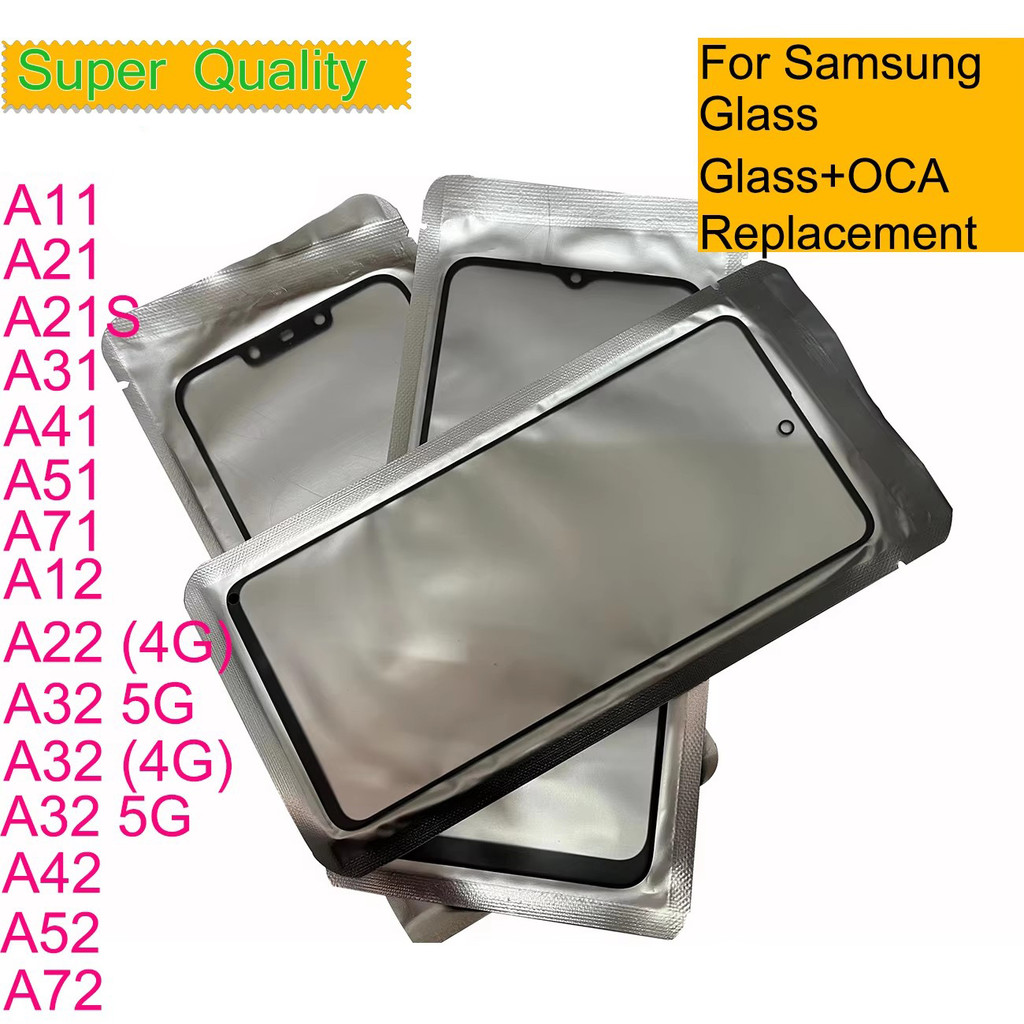Para Samsung Galaxy A82 A72 A52 A42 A32 A22 5G A12 A716 A71 A516 A51 A41 A31 A21 A21S A11 Painel Da Tela De Toque Frente