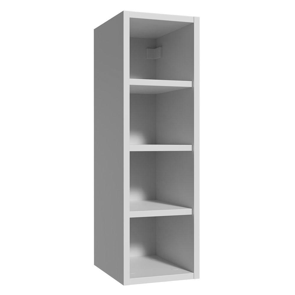 Nicho de Parede 20 cm 4 Prateleiras Branco Neo Madesa XJ