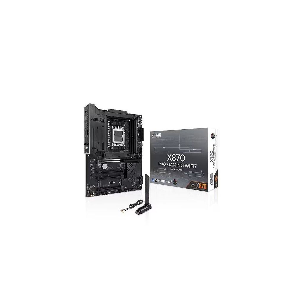 Placa Mãe ASUS X870 Max Gaming WIFI7 - RYZEN AM5 DDR5 - ATX - M.2 NVME - HDMI 90MB1LY0-M0EAY0