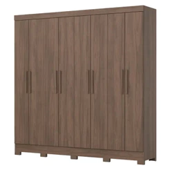 Guarda-Roupa Casal 8 Portas 4 Gavetas B51 Briz Henn Roupeiro