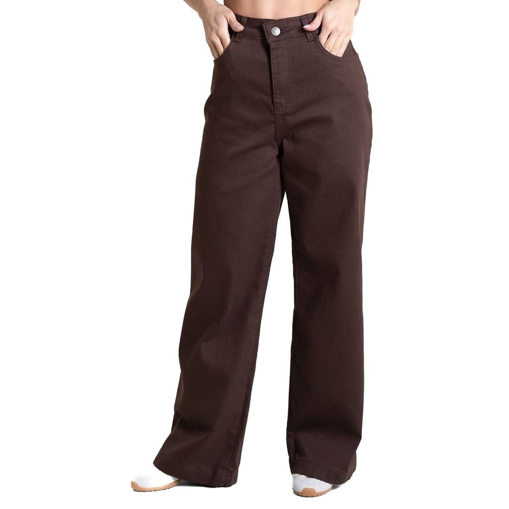 Calça Sarja Sawary Wide Leg Petit - 283694