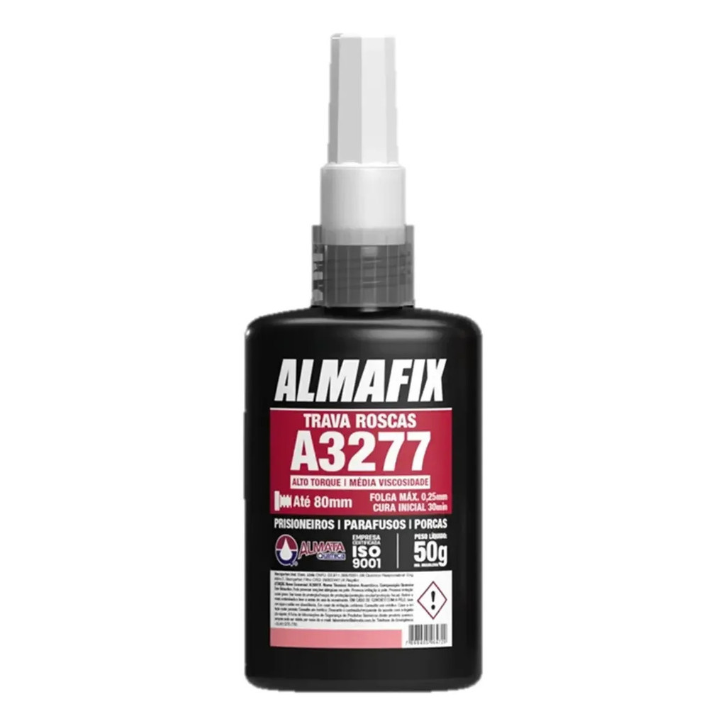 Almafix A3277 Trava Rosca Parafuso Alto Torque Vermelho 10g