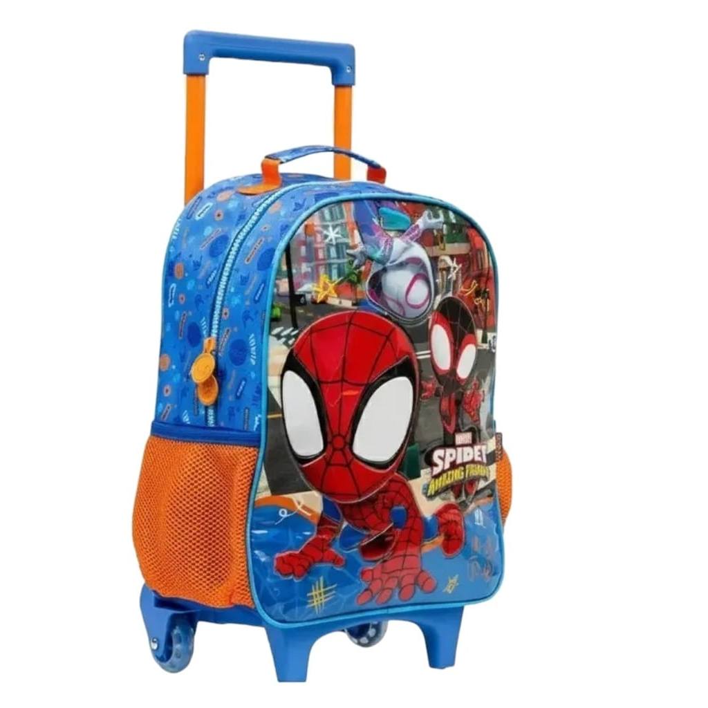 Mochila com Rodinhas Infantil Spidey Xeryus – Original | Resistente, Espaçosa