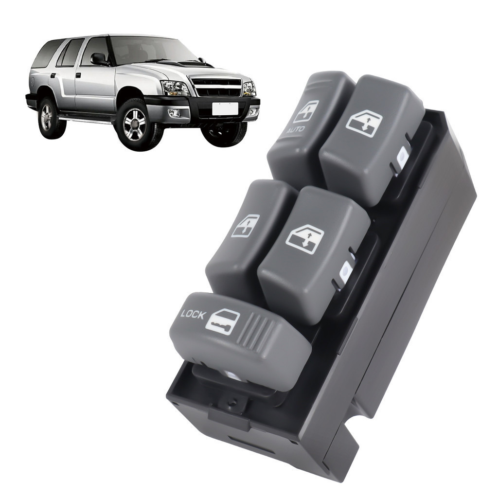 Botão Quádruplo Vidro Elétrico Esquerdo S10 Blazer 1995 A 2012