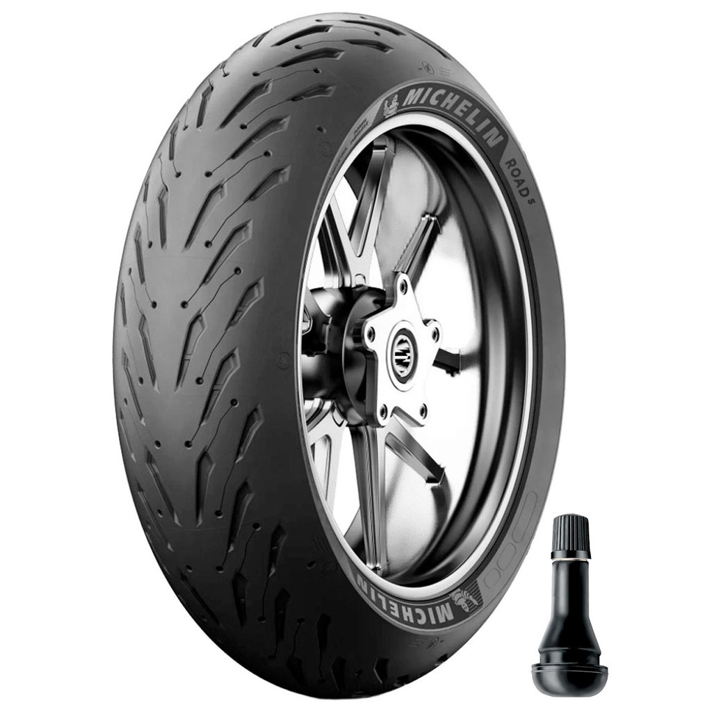 Pneu Michelin 150/70 ZR17 TL 69W Road 5 + Válvula FVA