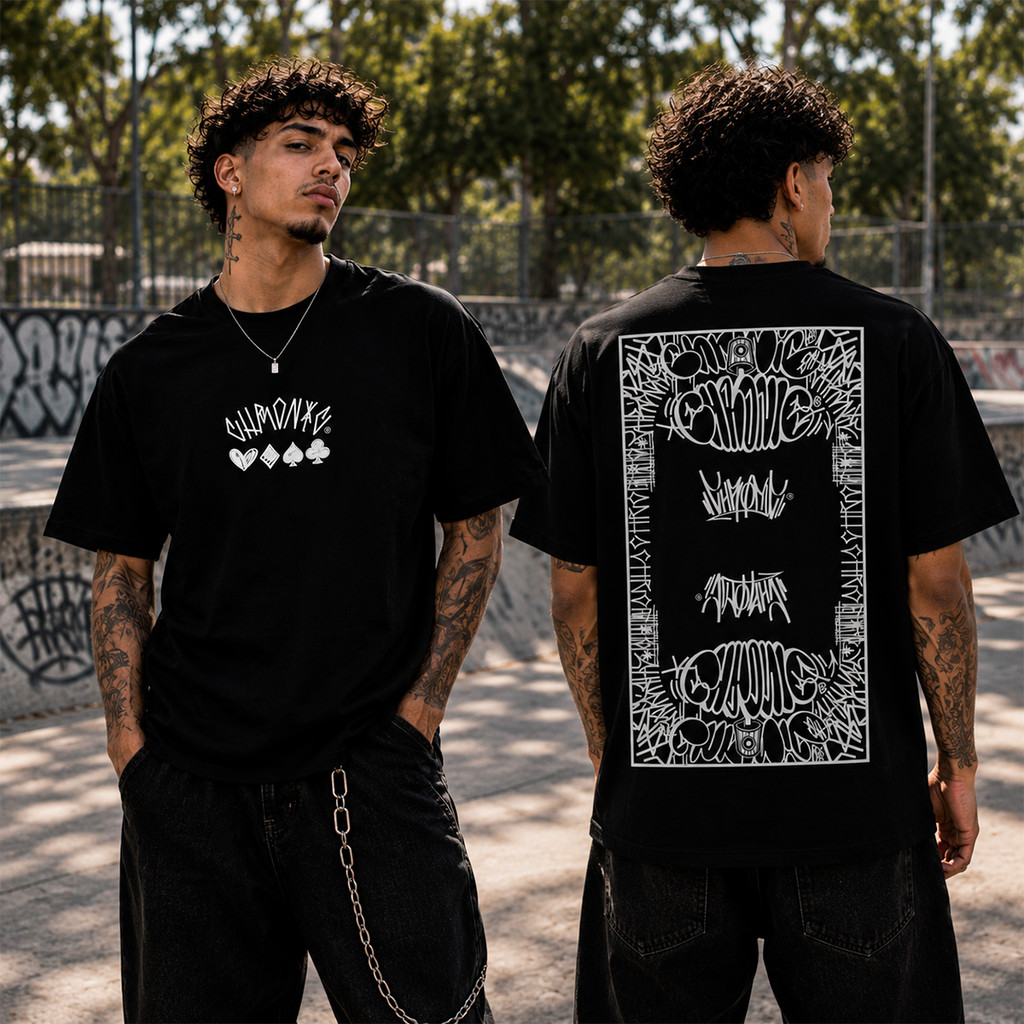 Camiseta Grafite Streetwear Camisa Chronic Algodão Masculina Feminina Oferta Lançamento Plus Size