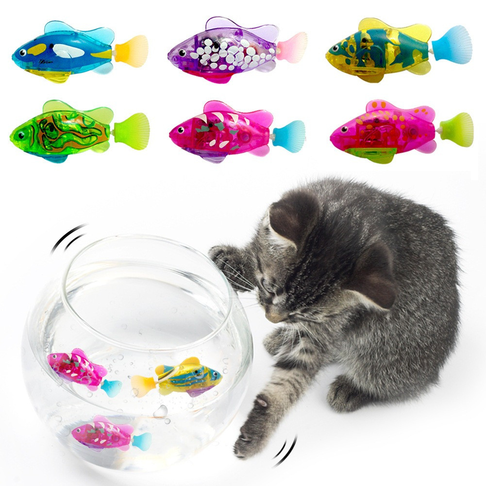 Brinquedos para animais de estimação, brinquedos para gatos, peixes de natação automáticos, brinquedos infantis, brinque