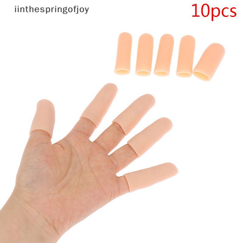 DHC 10 Pçs/set Tubo De Gel De Silicone Bandagem De Mão Protetor De Dedo Alívio Da Dor Tampa De Polegar F