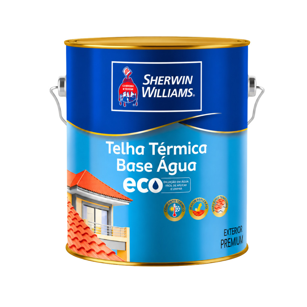 Tinta Eco Telha Térmica Acrílica Telha 3,6L Premium Sherwin-Williams