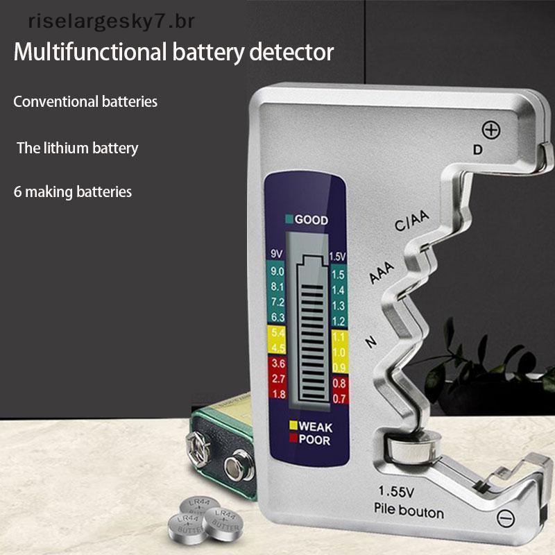 risela Testador De Baterias Capacidade Digital Botão Universal Para Lithum N/AAA/CAA/D/1.5V De Célula Cheer BT168 Power 
