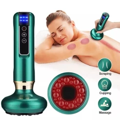 Ventosa Elétrica Massageador A Vácuo GuaSha Beleza Saúde Massagem De Raspagem De Calor