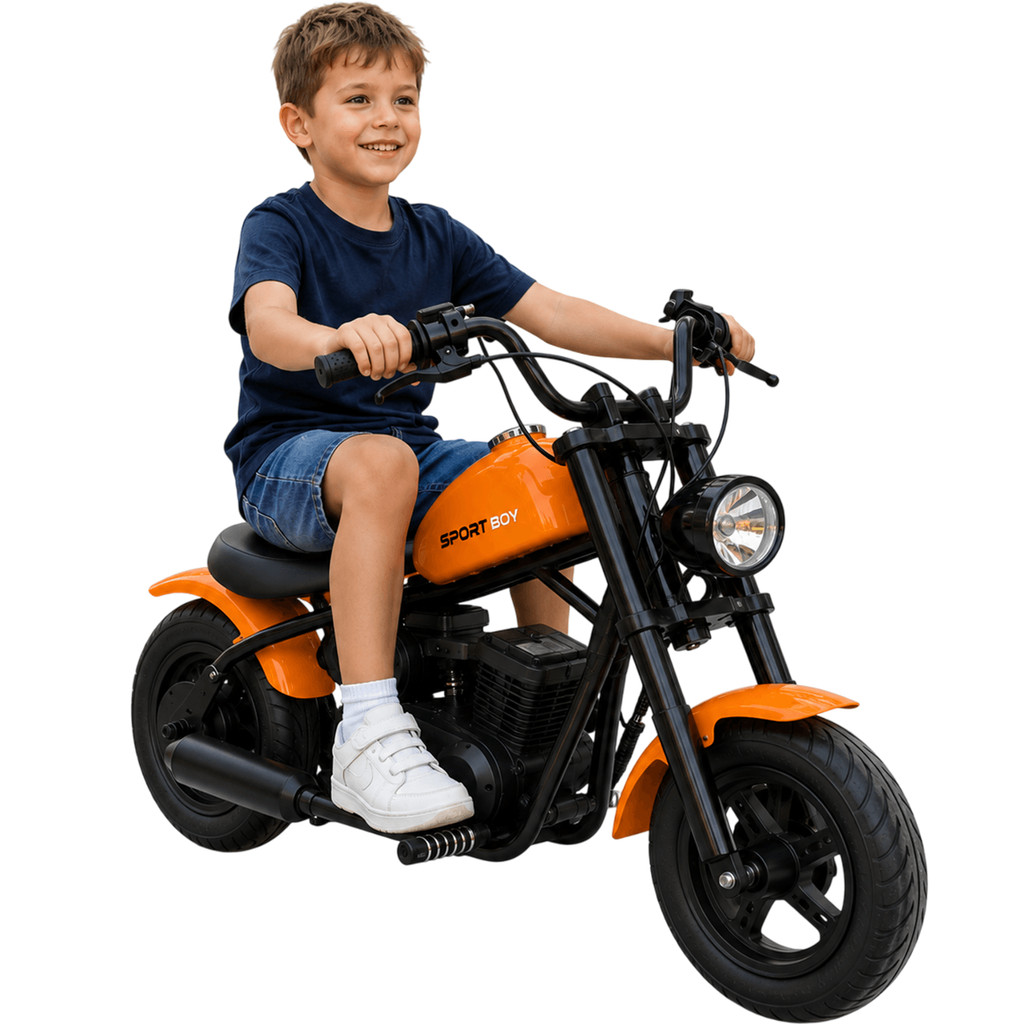 Moto Elétrica Infantil Zippy Toys Halei Extreme Laranja 24V