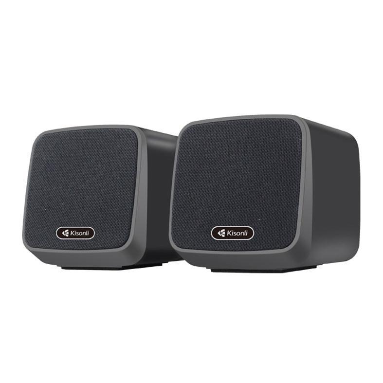 Caixa de Som Kisonli A404, 6W, USB, Preta, KSL-A404-BK