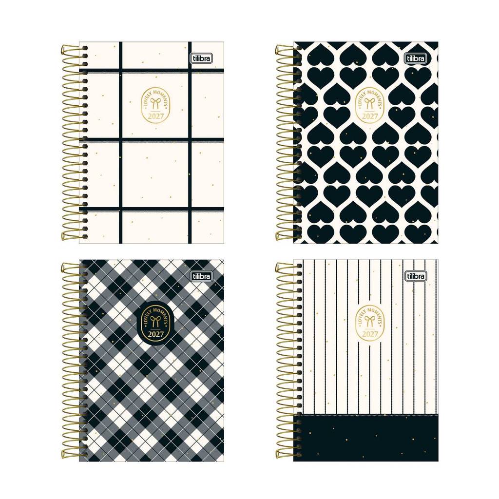 Agenda espiral diária West Village 129x187mm 2027 Tilibra