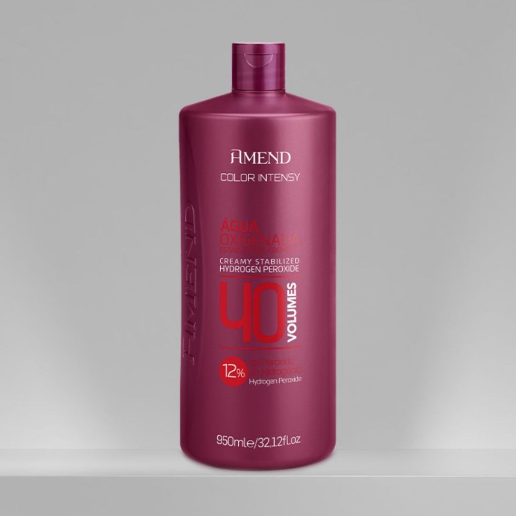 Kit Amend Água Oxigenada Color Intensy 40 volumes 950ml + Pó Descolorante Aloe Vera e Silicone 300g — imagem 2 de 2