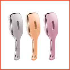 Escova Ricca BELLIZ Flex Premium Rose, Silver ou Gold
