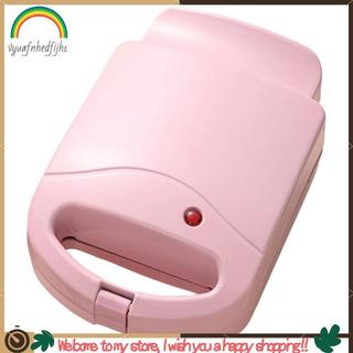 EU Plug Portátil Elétrica Sanduicheira Casa Multifuncional Máquina Antiaderente Waffle Assadeira Pote Cor Rosa Fabricant