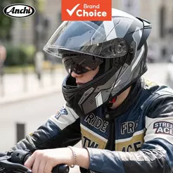Capacete Integral Modular Unissex Com Viseira Dupla Para Segurança Em Todas As Estações