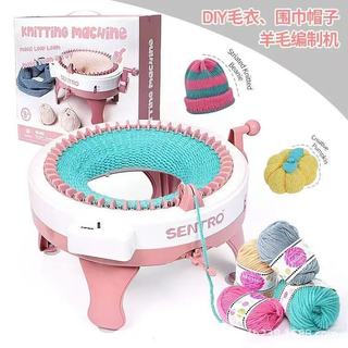 Popular máquina de tricô circular de 48 agulhas para tricô de lã, brinquedo de tricô manual para crianças, faça você mes