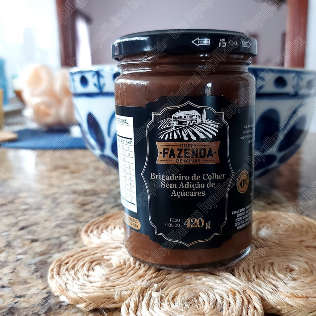 Doce Diet Brigadeiro de colhe em compota Fazenda de Minas