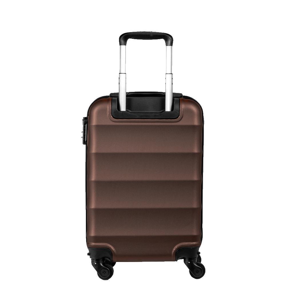 Mala de Viagem Bordo 10 kg ABS com Rodas 360° Basic - Bronze — imagem 2 de 2