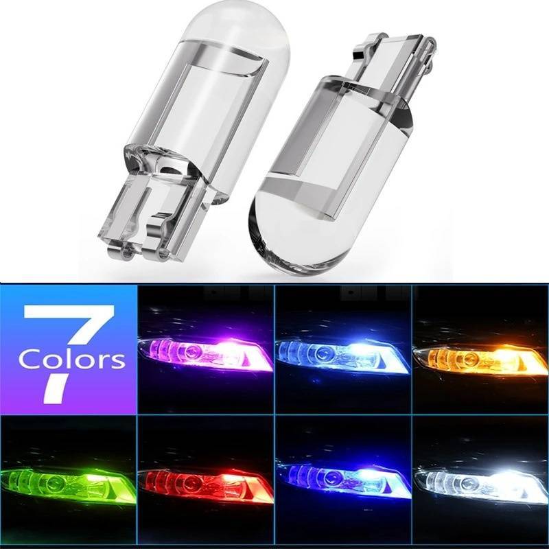 YS À Prova De Intempéries W5W Led T10 Luz Do Carro COB Claro 6000K Automóveis Motor Placa De Licença Lâmpada Cúpula Leit