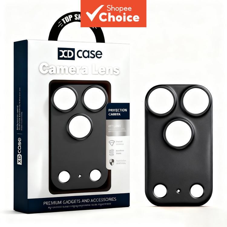 Protetor de Lente de Câmera Oca de Liga de Titânio XDcase para iPhone 17 Pro Max