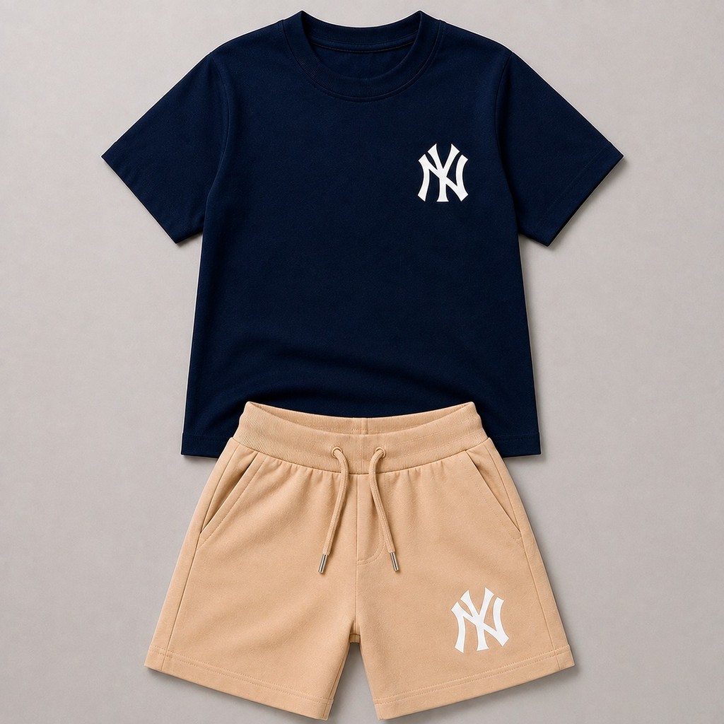 Kit Conjunto Menino Estiloso Modinha Camisa Bermuda Masculino Kit Conjunto Masculino infantil Kids