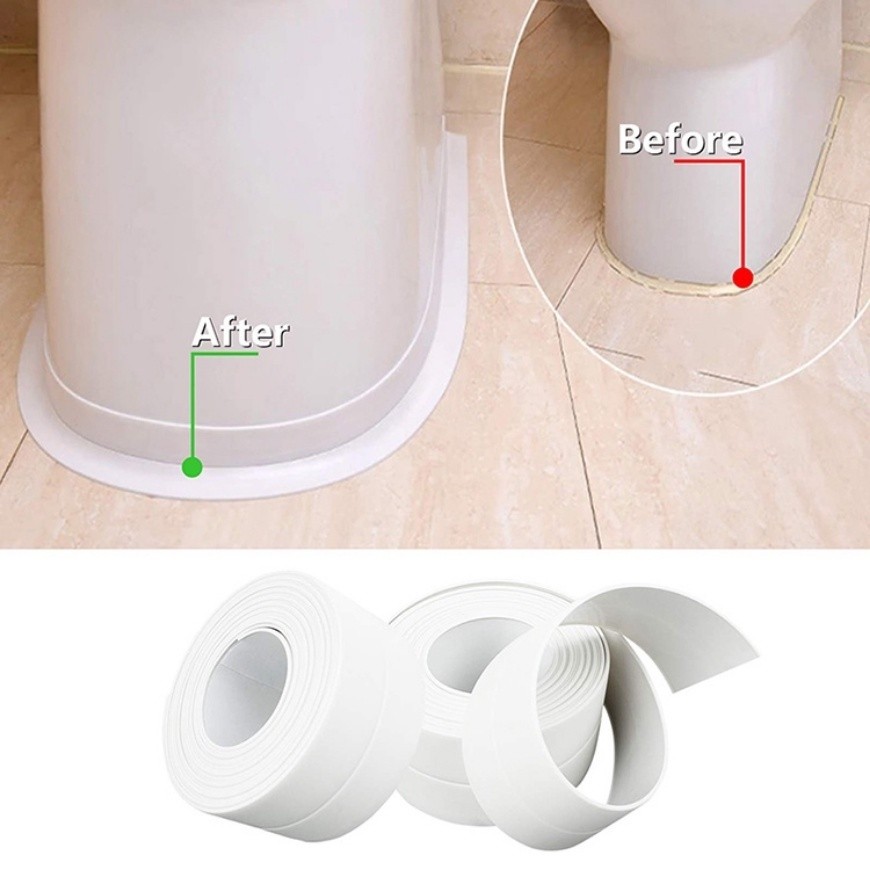 1/2/3/4 Fita Selante De Pvc À Prova D 'Água Para Cozinha / Banheiro / Banheira