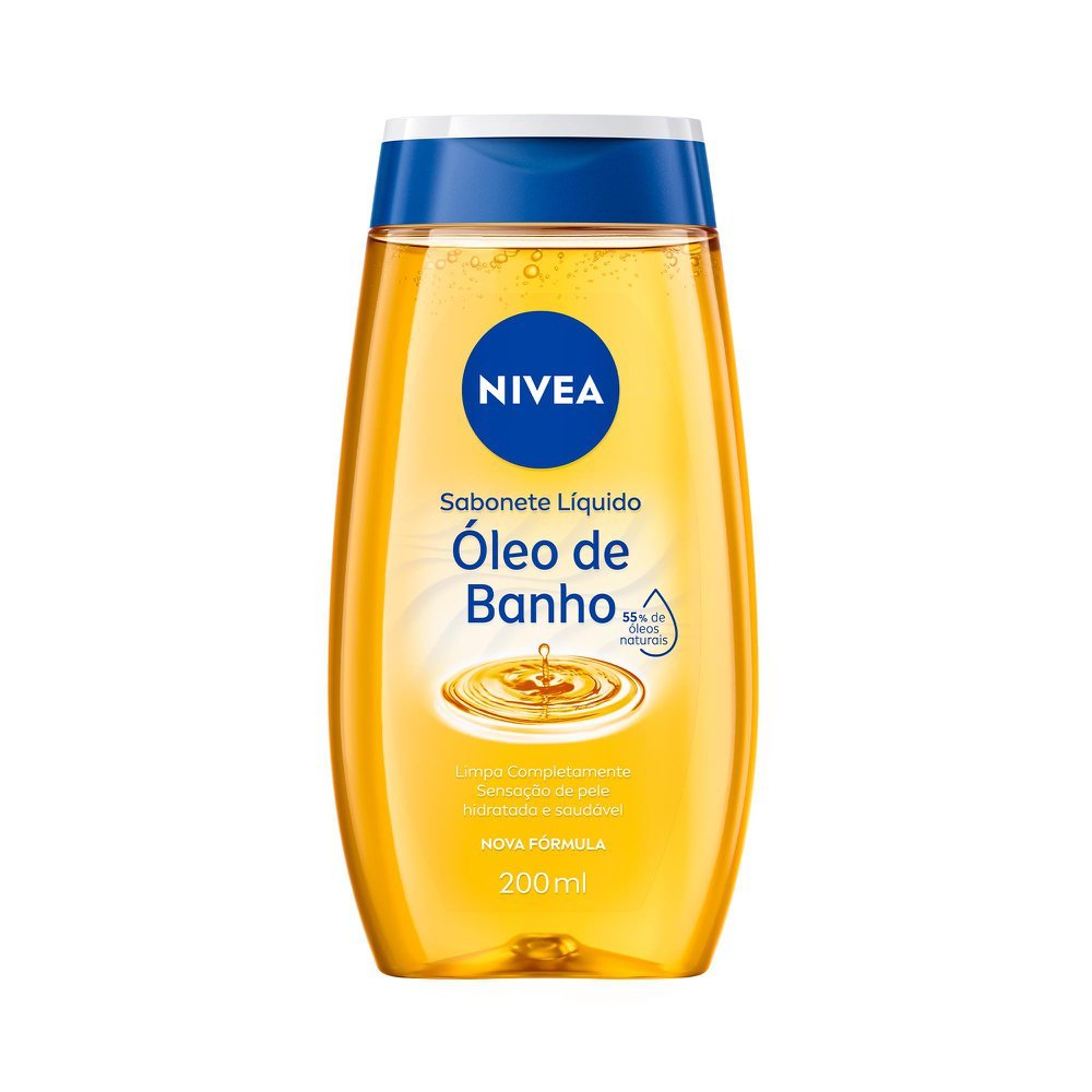 Sabonete Líquido Corporal Óleo de Banho Nivea 200ml