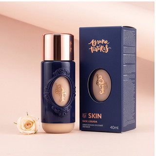 Base Bruna Tavares BT Skin Original 40ml Acabamento Aveludado Cobertura Leve a Média Diversas Cores