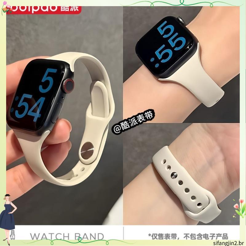 Torta legal adequada para Apple Watch iwatch 11/10/9 pulseira de Silicone 8 cint