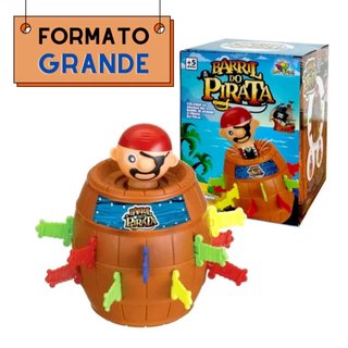 Jogo de Piratas Saltadores, Jogo Divertido com Barril de Piratas, Brinquedo Interativo de Mesa para Crianças