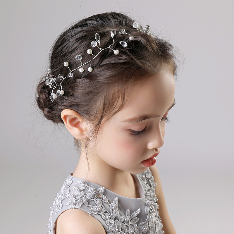Meninas Headwear vestido acessórios versão coreana na moda crianças princesa acessórios para o cabelo flor menina jóias