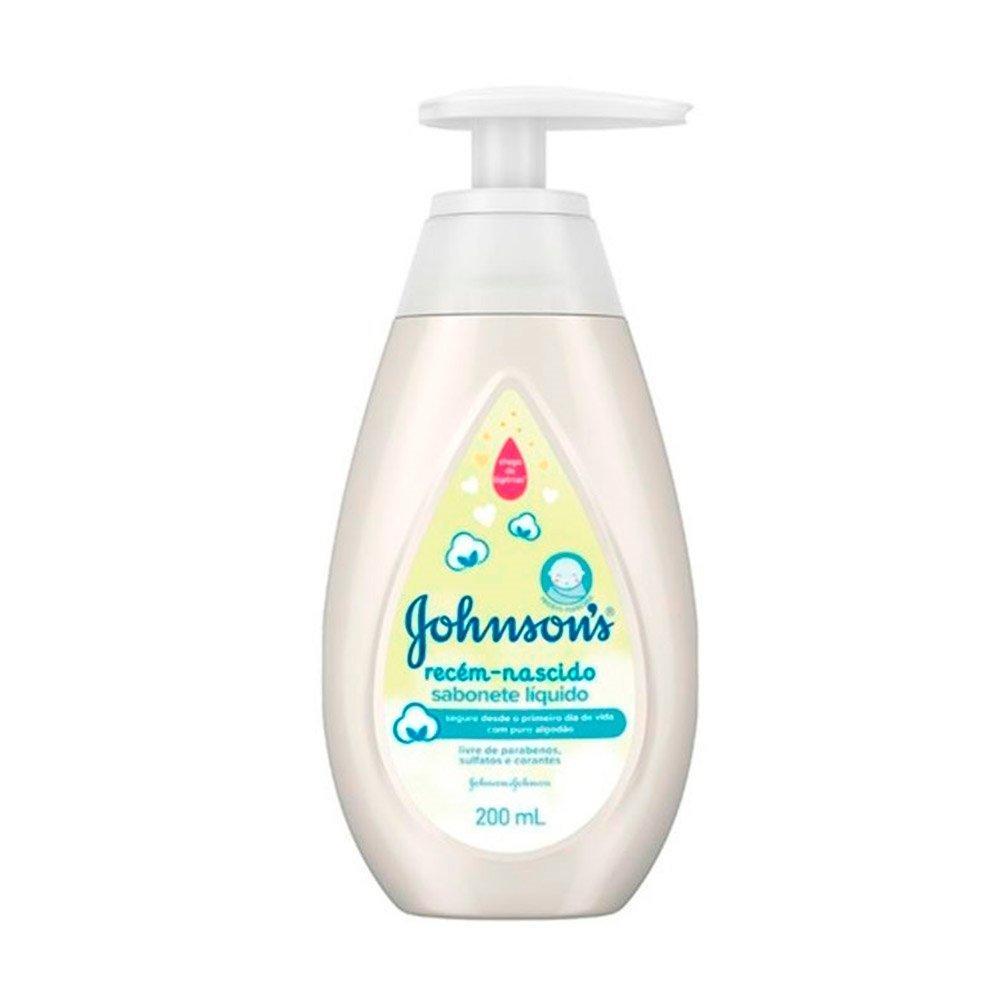 Sabonete Líquido Johnson Baby Recém Nascido 200ml