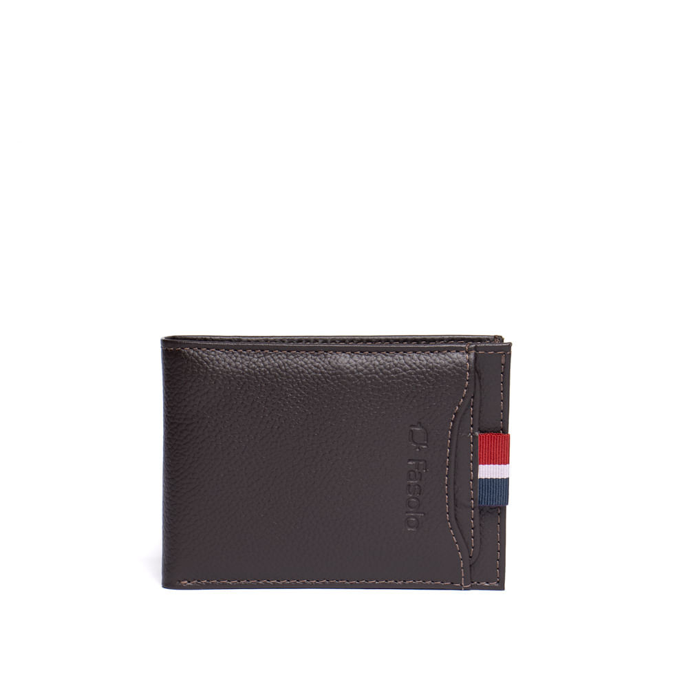 Carteira Masculina Fasolo Couro K905143 101 Marrom