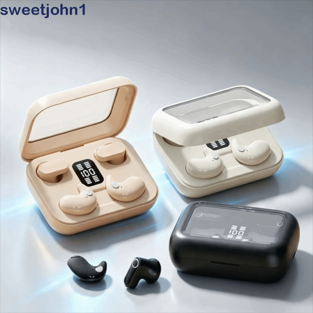 Fones De Ouvido Bluetooth Sem Fio SWEETJOHN1 , Intra-Auriculares Com Cancelamento De Ruído De Som Estéreo HiFi , Microfo