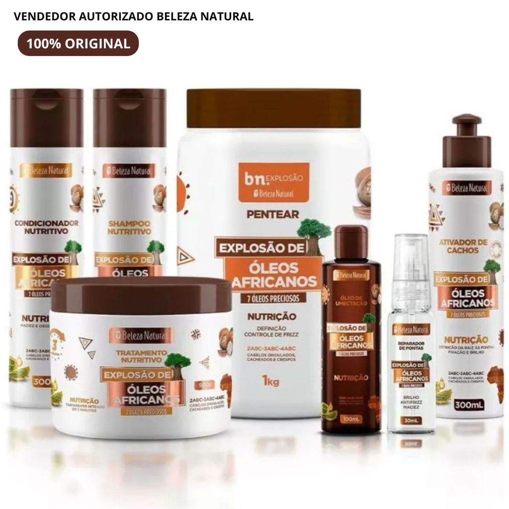Explosão de Óleos Africanos Beleza Natural – Escolha Seu Produto e Transforme Seu Cabelo!