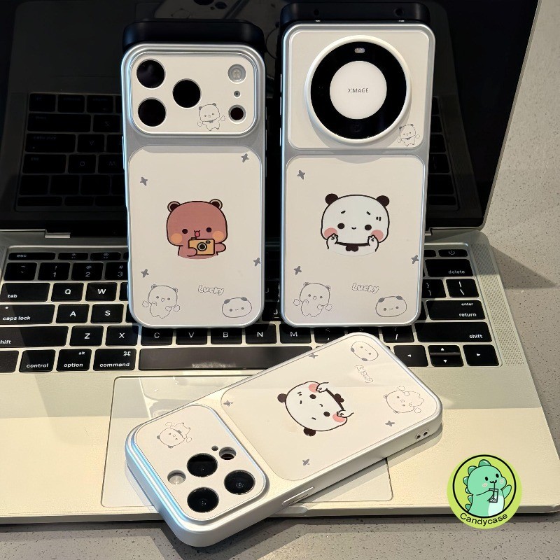 Casal Bonito Urso Caso De Telefone Para Samsung Galaxy A27 A37 A36 M36 F36 A35 A34 A33 A32 M32 A31 A26 A25 A24 A23 A22S 
