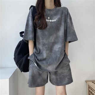 Além de terno esportivo gordo feminino 2024 verão novo estilo plus Size estilo fino salável Shorts casuais terno de duas